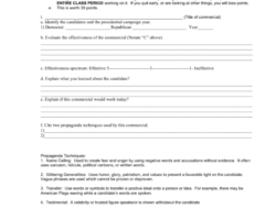 Living Room Candidate Worksheet Answers