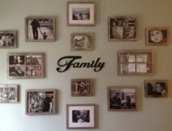 Living Room Family Photo Wall Ideas