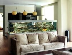 Aquarium Living Room Designs