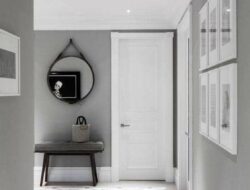 White Gray Living Room Paint