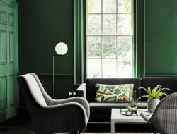 Green Paint Living Room Photos