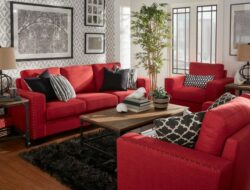 How To Decorate Your Living Room With A Red Sofa