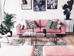 Pink Living Room Furniture For Sale
