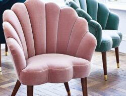 Pink Velvet Living Room Chairs