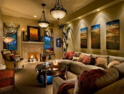 Warm Tone Living Room Ideas