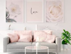 Pink Wall Decor Living Room