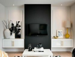 Black Accents In Living Room