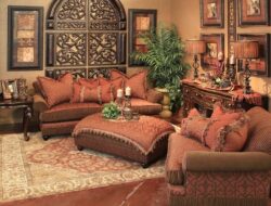 Tuscan Themed Living Room