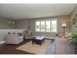 Split Level Living Room Furniture Placement