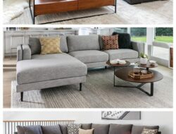 Living Room Furniture Sectional Sofa With Chaise