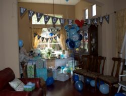 Decorating Living Room For Baby Shower