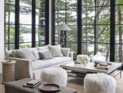 Living Room With Floor To Ceiling Windows