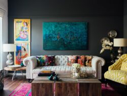 Eclectic Glam Living Room