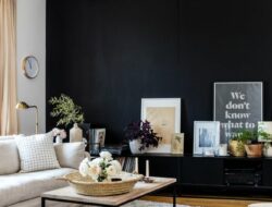 Black Accent Wall Living Room Ideas