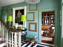 Mint Green And Black Living Room