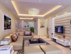 Living Room Wall Ceiling Design