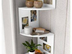 Living Room Corner Shelves Ideas