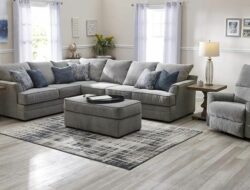 Broyhill Naples Gray Living Room Sectional