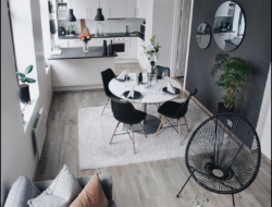Minimalist Living Room And Kitchen