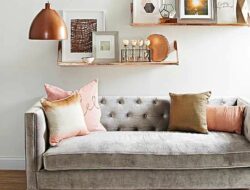 Living Room With Copper Accents