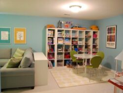 Basement Living Room And Playroom
