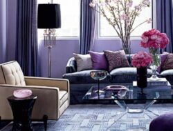 Lilac Living Room Decorating Ideas