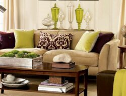 Lime Green And Chocolate Brown Living Room