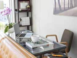 How To Create An Office Space In Living Room