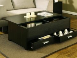 Table With Drawers For Living Room