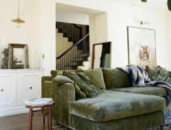 Green Living Room Sofa