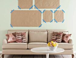 How To Arrange Paintings On Living Room Wall
