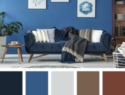 Cool Color Palette Living Room