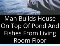 Man Catches Fish In Living Room