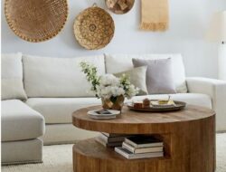 Living Room Wooden Coffee Table