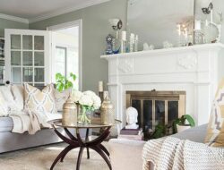 Sage Green And Cream Living Room