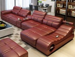 Real Leather Living Room Sets For Sale