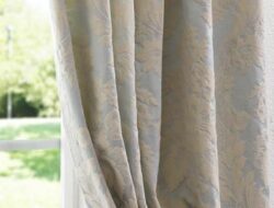 Damask Living Room Curtains