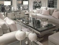Silver Glam Living Room