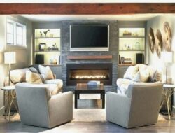 Living Room Furniture Arrangement Fireplace Tv