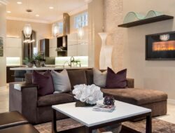 Chocolate Living Room Design