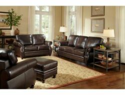 4 Piece Leather Living Room Set
