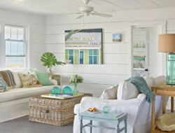 Coastal Beach Living Room Ideas