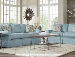 Rooms To Go Blue Living Room Set