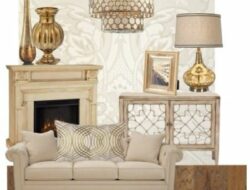 Gold And Cream Living Room Decor