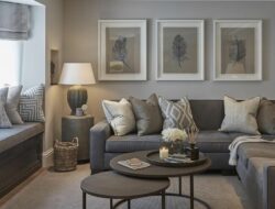 Grey Living Room With Grey Furniture