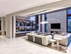 Carrara Marble Living Room