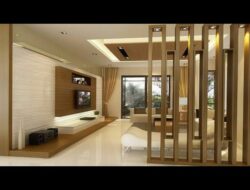 Living Room Wall Divider Design