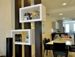 Wooden Partition Design Living Room