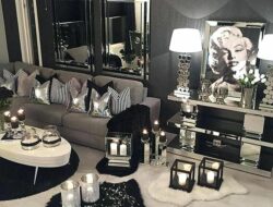Black And Silver Living Room Accessories