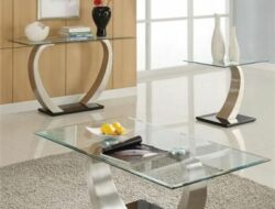 Chrome Living Room Table Sets